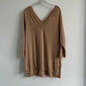 Anthropologie Moth V-Neck Tunic Sweater